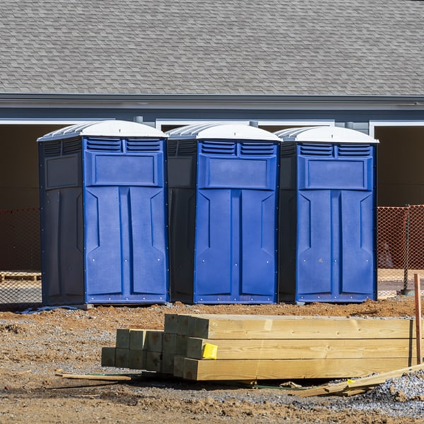 what is the maximum capacity for a single porta potty in Fair Haven Michigan